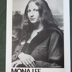 Mona Lee 'Lee Jeans' (USA, 1972) 35 1/2" X 24" Advertising Poster