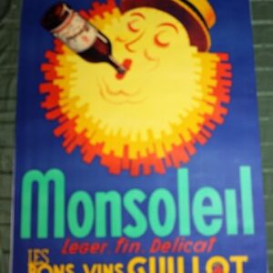 Monsoleil (France, 1936) 44.5" x 60.5" Advertising Poster