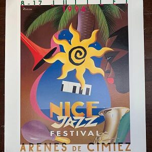 Nice Jazz Festival - Art By Razzia (1994) 19.75" X 27.75" US Music Advertising Poster LB