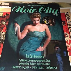 Noir City 15 Film Festival (2017) 18" X 24" US Advertising Poster