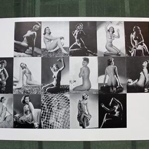 Nude Montage - Various Poses (USA, Unknown) 11" x 17" Contact Sheets