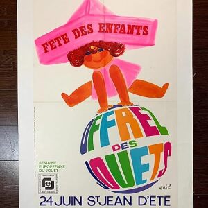 Offrel Des Jouets (1965) 15.375" x 22.75" French Advertising Poster LB