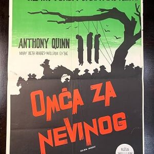 Omca Za Nevinog aka Ox Bow Incident (1984) 19.625" x 27.75" Yugoslavian Movie Poster