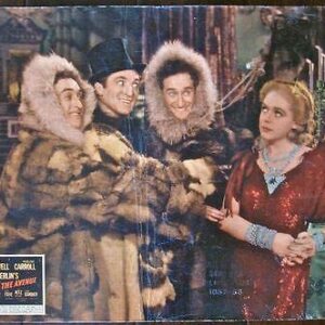 On The Avenue - 1937 Jumbo Lobby Card - Great Rare Dick Powell Artwork!