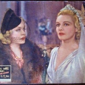 On The Avenue - Original 1937 Jumbo Lobby Card- Rare Beautiful Madeleine Carroll!