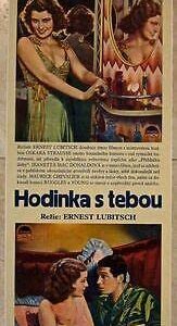 One Hour With You 1936 Czech Lubitch Insert - Maurice Chevalier!!