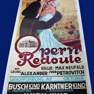 Opern-redoute (Austria, 1931) 49" X 112" Movie Poster