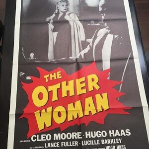Other Woman, The (1954) US One Sheet Movie Poster - Folded
