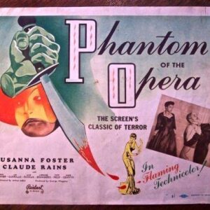 Phantom Of The Opera R48 TC Claude Rains Nelson Eddy Classic!