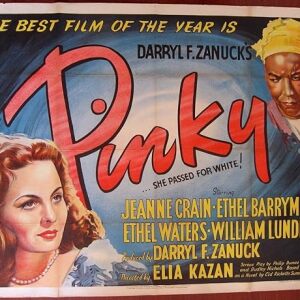 Pinky - 1950 British Quad Poster - Jeanne Crain & Ethel Waters