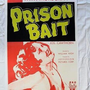 Prison Bait (USA, 1940's) One Sheet Movie Poster LB