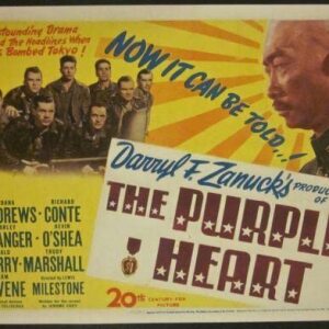 Purple Heart '44 TC & LC Dana Andrews Air Force Pilots In Japanese Pow Cam