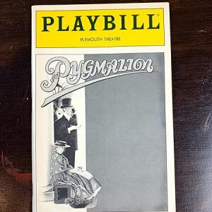 Pygmalion Playbill w/Ticket & News Clippings - Amanda Plummer (1983) US 8.5' x 5.5" US Movie Playbill