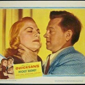 Quicksand '50 Mint LC #7 & #8 Mickey Rooney & Jeanne Cagney Close-up! Film Noir!