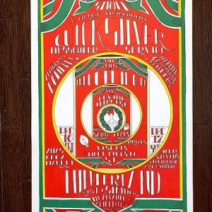 Quicksilver Winterland (dec 16, 1967) 12.75" X 20" US Concert Poster 1st And Only Printing