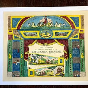 Redington's New Brittannia Theatre (1855) 14.5" X 18" UK Theater Advertising Poster LB