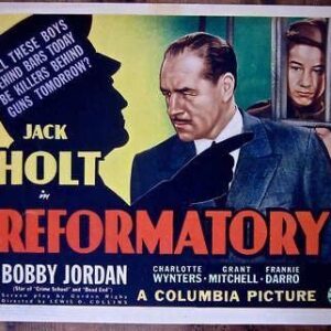 Reformatory - Original 1938 Title Lobby Card Poster- Rare Jack Holt Prison Crime!