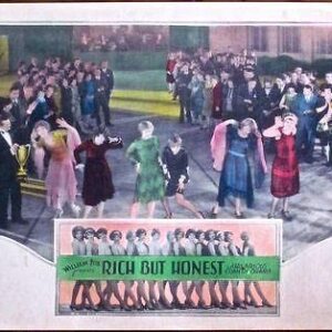 Rich But Honest '27 4 Hand-tinted Lobby Cards"worth Millions In Laughs" Rare! !