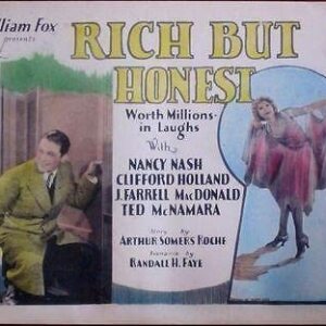 Rich But Honest '27 Rare TC Nancy Nash"worth Millions In Laughs" ~ Hand-tinted!