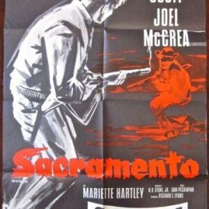 Ride The High Country - 1962 German Poster - Great Stand-off Artwork!!!