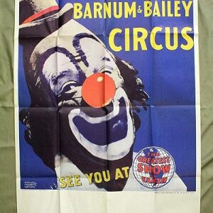 Ringling Brothers (1930's) 30" X 45" US Circus Poster