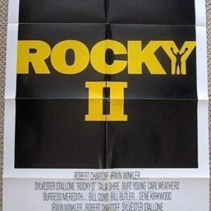 Rocky Ii '79 Advance 1 SH Sylvester Stallone Sports Boxing Classic Sequel!