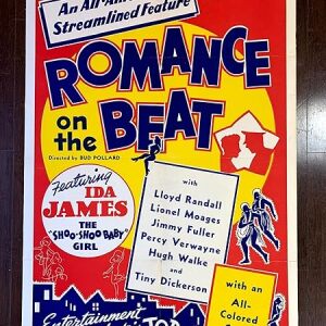 Romance On The Beat - Ida James (1953) US One Sheet Movie Poster LB - Black Film Archive