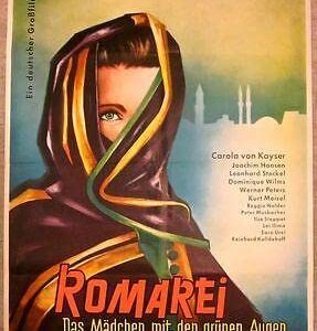 Romarei - 1958 German Poster - Beautiful Colorful Alluring Woman Art!!!