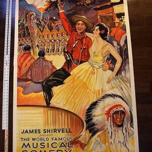 Rose Marie (1928) 40" X 82" UK Theater Poster