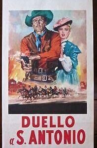 San Antonio - Vintage R62 Italian Locandina Poster - Cool Errol Flynn Artwork!!!