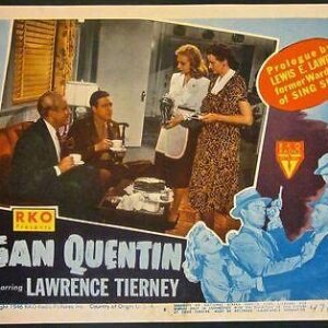 San Quentin '47 LC #8 ~ Lawrence Tierney & Raymond Burr Prison Break Film Noir!