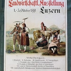 Santonale (1899) 28? X 39.5? Switzerland Art Deco Poster
