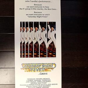 Saturday Night Fever (USA, 1977) 36" X 14? Movie Poster