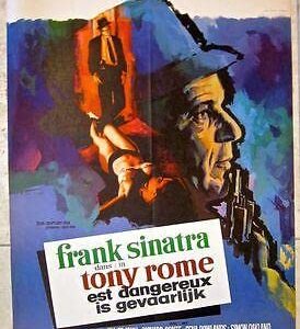 Set Of 2 Belgian Posters - Rio Conchos & Tony Rome - Classic Sinatra Great Art!!