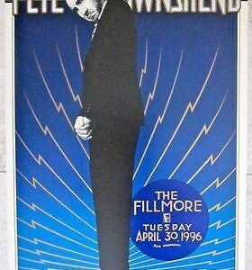 Set Of 2 Concert Posters - Pete Townshend & Joan Osborne - Signed By Artist!!!