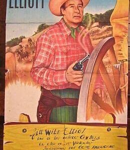 Set Of 3 Argentinean Posters - Wild Bill Elliot, Tom Jones And The Big Mouth!!!