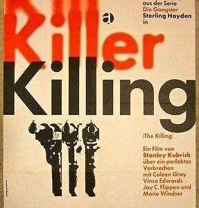 Set Of 3 German Horror Film Posters - The Killing, Dracula V. Frankenstein, Etc.