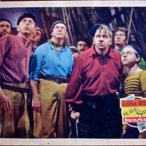 Slave Ship '37 Title Card ~ Wallace Beery & Mickey Rooney! ~ Great Image!