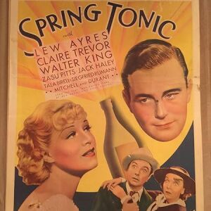 Spring Tonic (1935) US Window Card Movie Poster