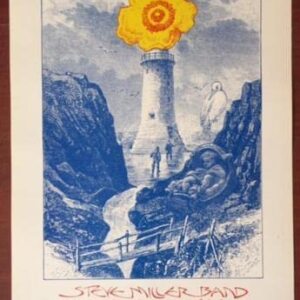 Steve Miller Band - 1970 Concert Poster - Beautiful Flower!