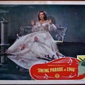 Swing Parade Of 1946 LC ~ Beautiful Image Of Woman Beside Mirrored"pond"!