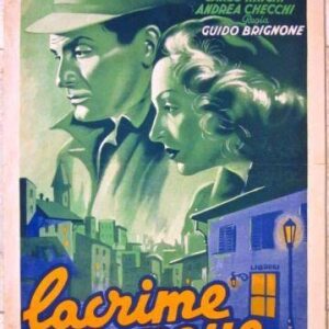 Tears Of Blood 1944 Italian Poster - Stunning Crime Mystery Monni Art