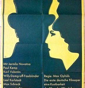 The Bartered Bride - 1970 German Poster - Amazing Rare Hillmann Artwork