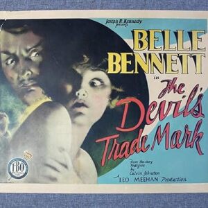 The Devil's Trade Mark (1928) US Half Sheet Movie Poster