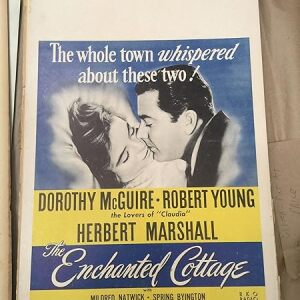 The Enchanted Cottage - Dorothy Mcguire (1945) US Window Card Movie Poster