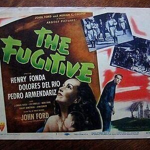 The Fugitive '47 Full Lobby Card Set Of 8! ~ Henry Fonda & Dolores Del Rio!
