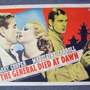 The General Died At Dawn (1936) US Half Sheet Movie Poster