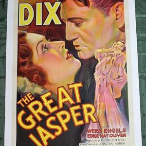 The Great Jasper (USA, 1933) US One Sheet Movie Poster