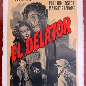 The Informer - Vintage R40's Argentinean LB Poster - John Ford Oscar Winning!