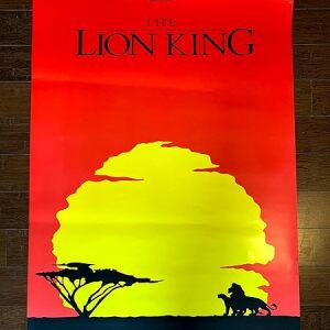 The Lion King - International Advance - Very Rare (1994) 27" x 40" US One Sheet Movie Poster